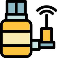 Internet USB Creative Icon Design vector
