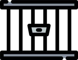 Jail Creative Icon Design vector