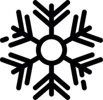 diseño de icono creativo de copo de nieve vector