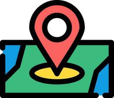 Street Map Creative Icon Design vector