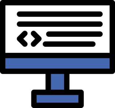 diseño de icono creativo de codificación vector