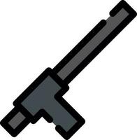 Tonfa Creative Icon Design vector