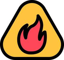 Flame Creative Icon Design vector