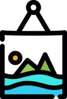 Frame Creative Icon Design vector