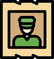 Wanted Creative Icon Design vector