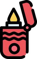 Lighter Creative Icon Design vector