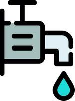 Faucet Creative Icon Design vector