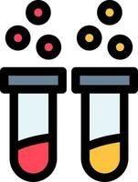 Test Tube Creative Icon Design vector