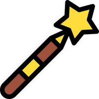 Magic Wand Creative Icon Design vector