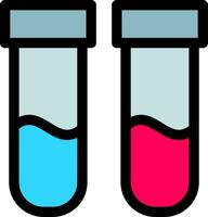 Test Tube Creative Icon Design vector