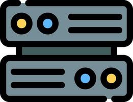 Server Creative Icon Design vector