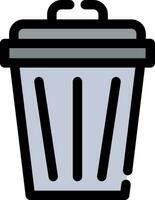 Trash Can Creative Icon Design vector