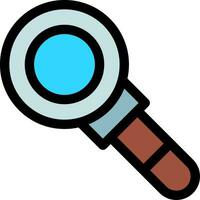 Magnifying Glass Creative Icon Design vector