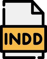 Indd File Creative Icon Design vector