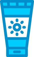 Sunscreen Creative Icon Design vector
