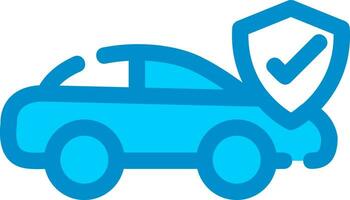 Car Insurance Creative Icon Design vector