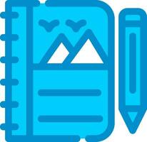 Sketchbook Creative Icon Design vector