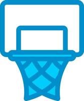 Basketball Hoop Creative Icon Design vector