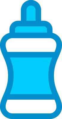 Water Bottle Creative Icon Design