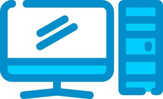 Computer Creative Icon Design vector