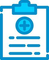 Medical Report Creative Icon Design vector