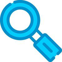 Magnifying Glass Creative Icon Design vector