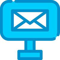 Digital Email Creative Icon Design vector