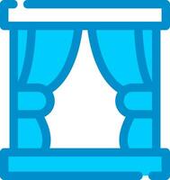 Curtain Creative Icon Design vector