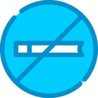 No Smoking Creative Icon Design vector