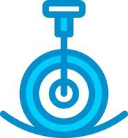 Unicycle Performance Creative Icon Design vector