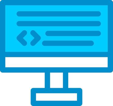 diseño de icono creativo de codificación vector