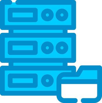 diseño de icono creativo de base de datos vector