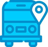 School Bus Creative Icon Design vector