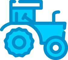 diseño de icono creativo de tractor vector