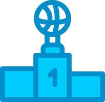 Winner podium Creative Icon Design vector