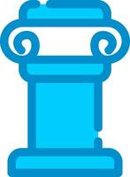 Pillar Creative Icon Design vector