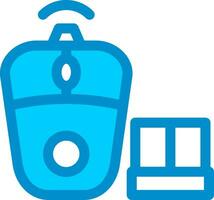 Wireless Mouse Creative Icon Design vector