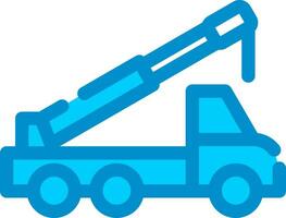 Crane Truck Creative Icon Design vector