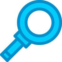 Magnifying Creative Icon Design vector