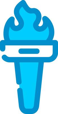 Pirates Torch Creative Icon Design