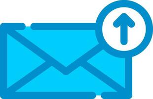 Upload Email Creative Icon Design vector