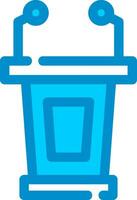 Lectern Creative Icon Design vector
