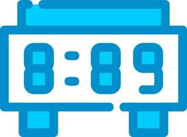 Digital Clock Creative Icon Design vector