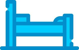 Bed Creative Icon Design vector