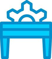 Table Saw Creative Icon Design vector