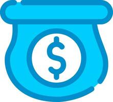 Money Bag Creative Icon Design vector