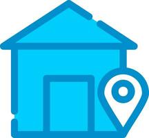 Home Location Creative Icon Design vector