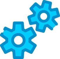 Cogwheels Creative Icon Design vector