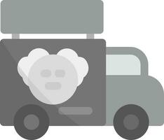 diseño de icono creativo de furgoneta de circo vector
