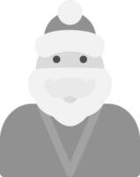 Santa Claus Creative Icon Design vector